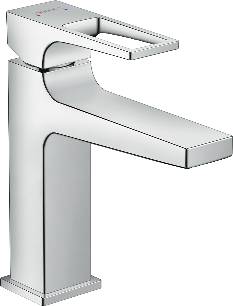 Metropol Single lever basin mixer 110 with loop handle without waste set