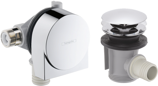 Exafill Bathtub filler and push-open waste set