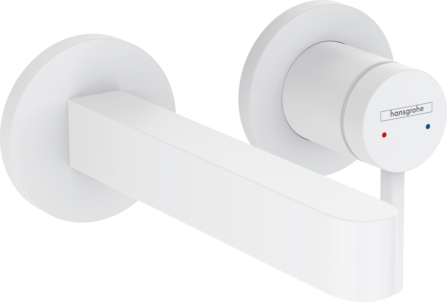 Finoris Single lever basin mixer for concealed installation wall-mounted with spout 16,8 cm