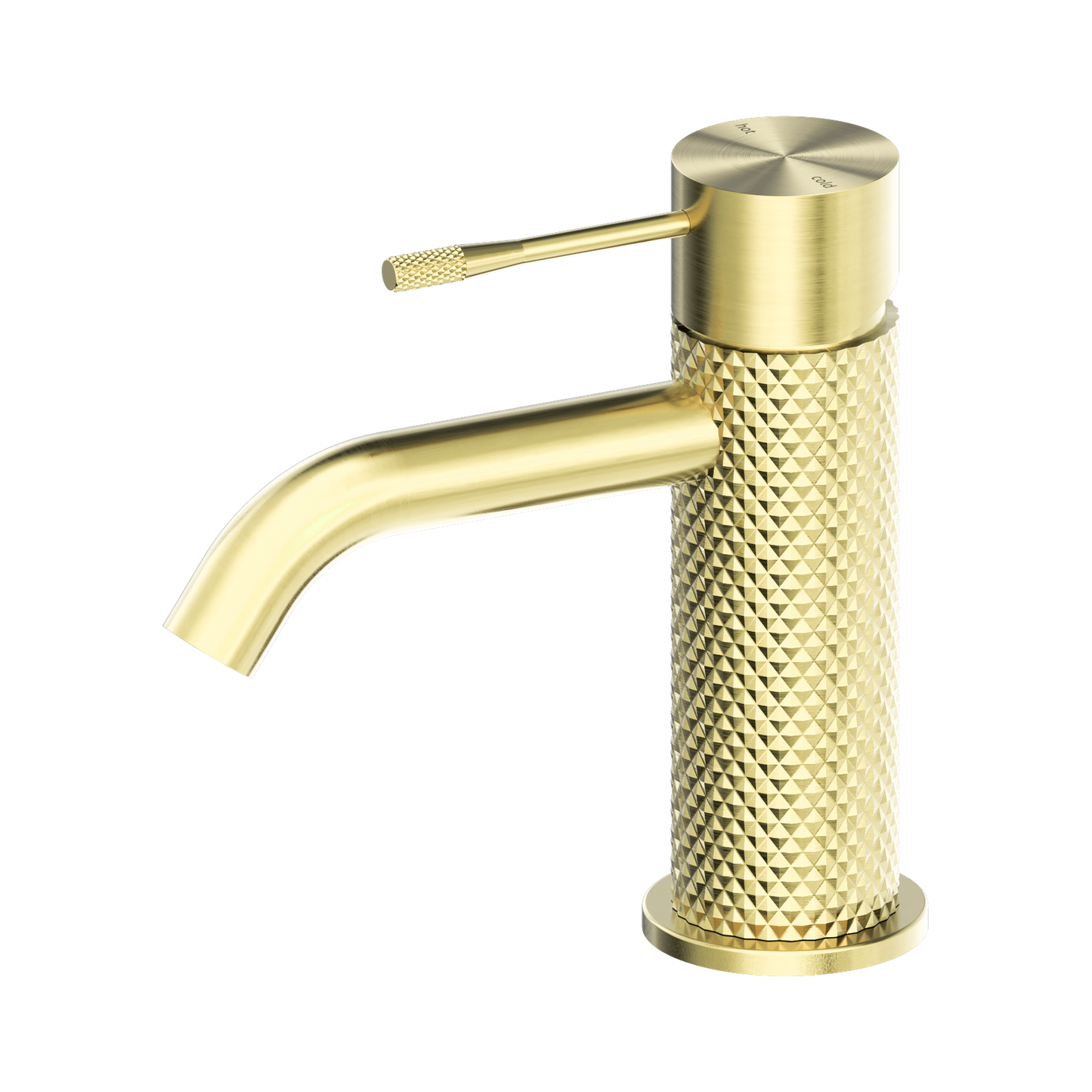 Image Alt Text: OPAL BASIN MIXER BRUSHED GOLD