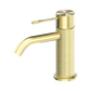 Image Alt Text: OPAL BASIN MIXER BRUSHED GOLD