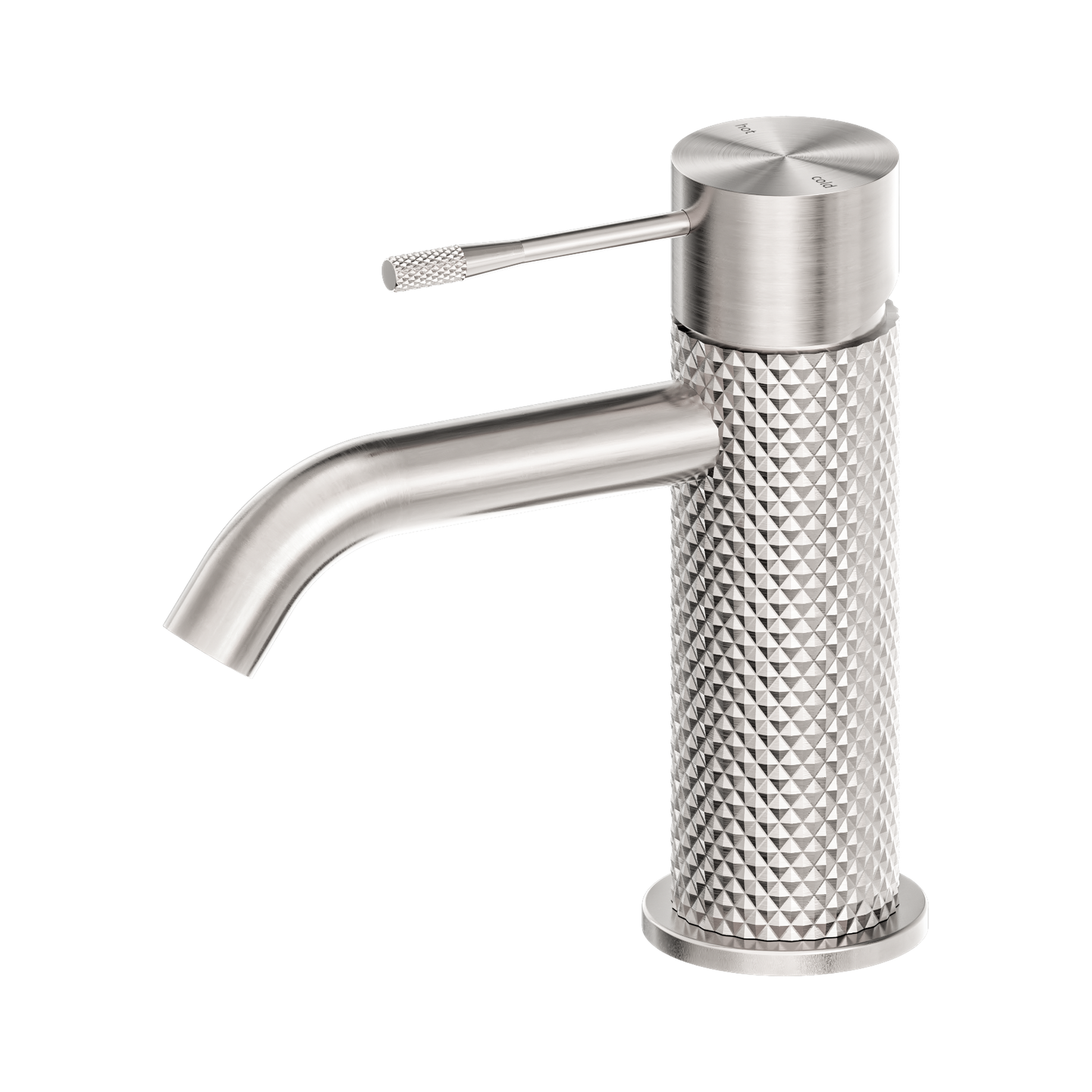 Image Alt Text: OPAL BASIN MIXER BRUSHED NICKEL