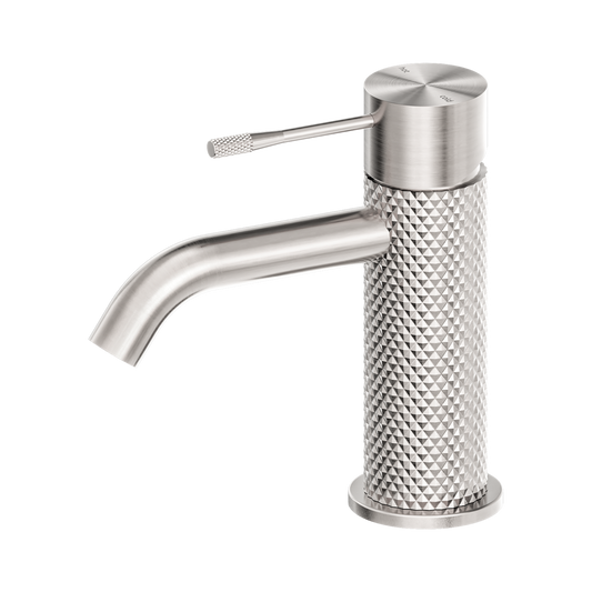 Image Alt Text: OPAL BASIN MIXER BRUSHED NICKEL