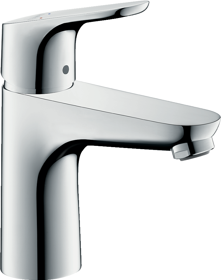 Focus Single lever basin mixer 100 without waste set