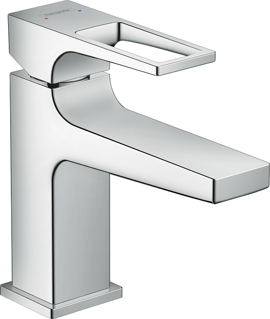 Metropol Single lever basin mixer 100 with loop handle for hand washbasins without waste set