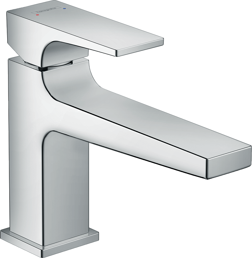 Metropol Single lever basin mixer 100 with lever handle without waste set