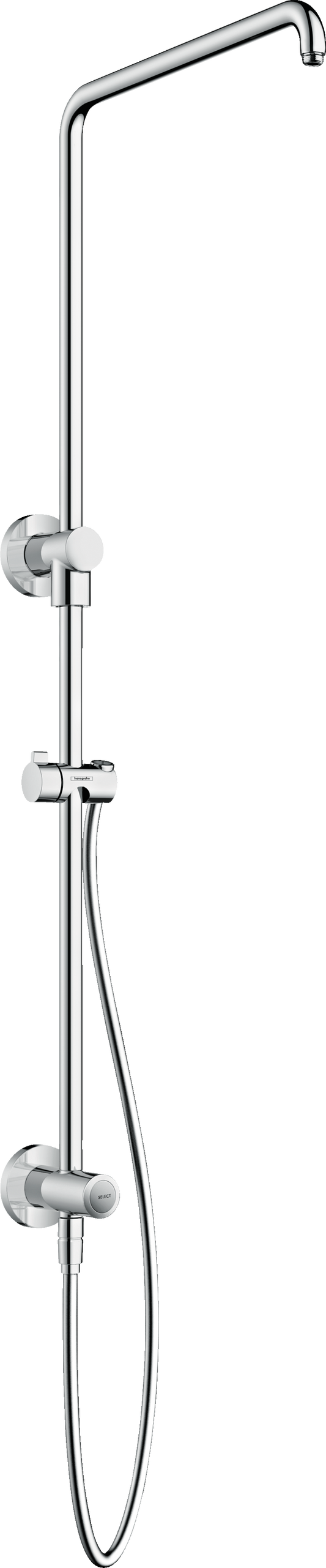 Croma Select S Showerpipe Reno EcoSmart without shower components