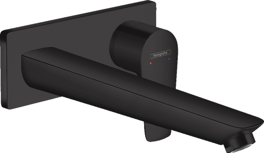 Talis E Single lever basin mixer for concealed installation wall-mounted with spout 22.5 cm