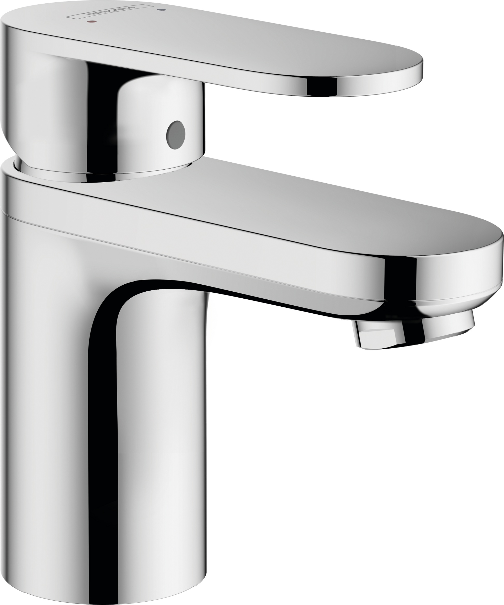 Vernis Blend Single lever basin mixer 70 with isolated water conduction without waste set