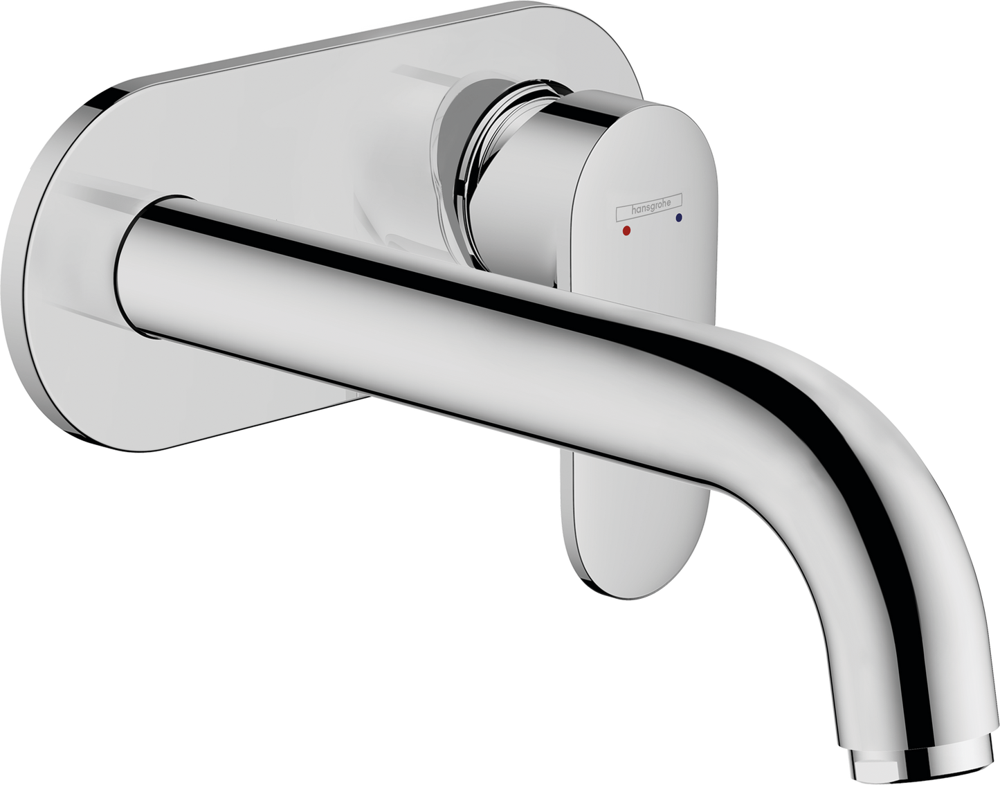 Vernis Blend Single lever basin mixer for concealed installation wall-mounted with spout 20,7 cm