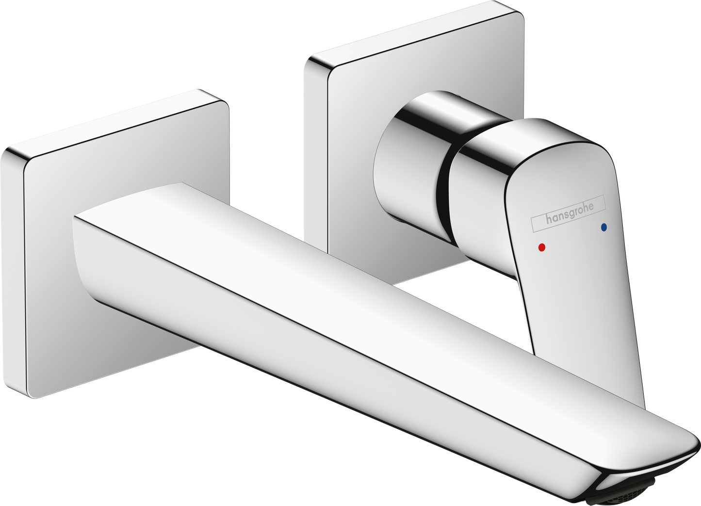 Logis Single lever basin mixer for concealed installation Fine wall-mounted with spout 20,5 cm